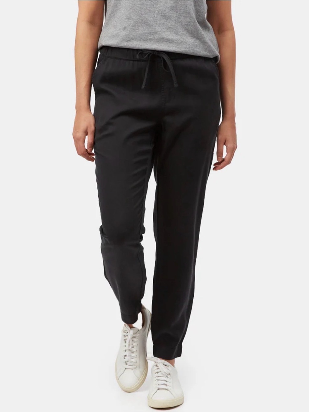 EUC tentree Women's Black Drawstring Track Joggers
